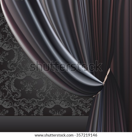 Black Stage Curtain Stock Images, Royalty-Free Images & Vectors ...