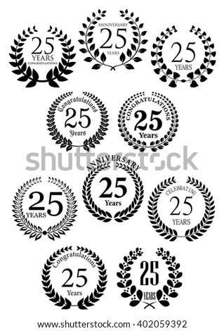 25th Anniversary Stock Images Royalty-Free Images 