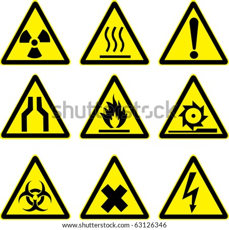 Hazard signs Stock Photos, Images, & Pictures | Shutterstock