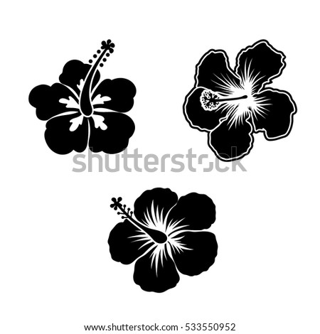 Free Free 126 Silhouette Hibiscus Flower Svg SVG PNG EPS DXF File