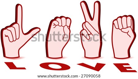 Download Sign Language Alphabet Vector Illustrations Stock Vector ...