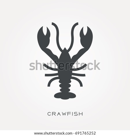 Crawfish Silhouette Stock Images, Royalty-Free Images & Vectors