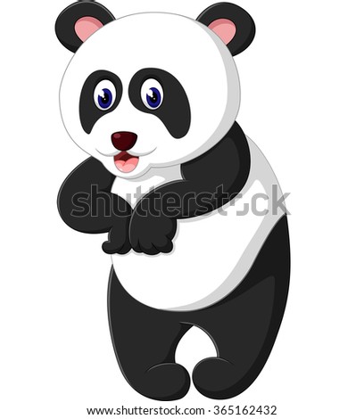 Cute Panda Cartoon Stock Illustration 525629431 - Shutterstock