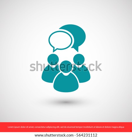 People Talking Icon Stock Images, Royalty-Free Images & Vectors