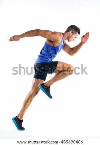 Woman Runner Silhouette On White Background Stock Photo 638555473 ...