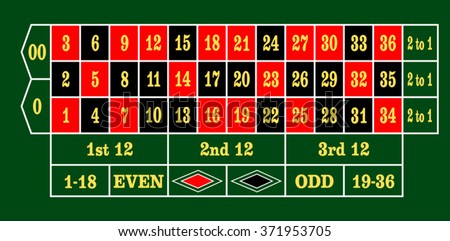 American roulette layout table poker board game rules