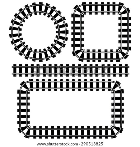 Railroad Symbol Stock Vector 290513825 - Shutterstock