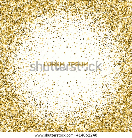 Vector Background Gold Glitter Gold Sparkle Stock Vector 414062248 Shutterstock Sparkle Website Templates