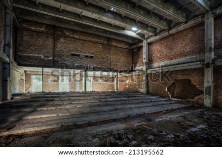 Interior Old Abandoned Unfinished Building Stock Photo (royalty Free 