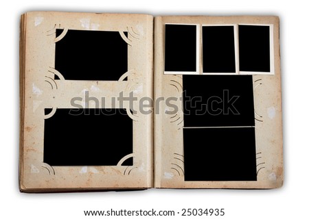 old fashioned photo albums