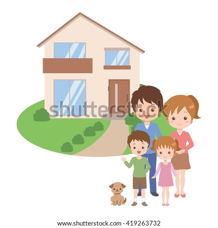 Family Pose Stock Vector 489578641 - Shutterstock