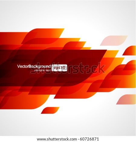 Abstract fly shapes vector background