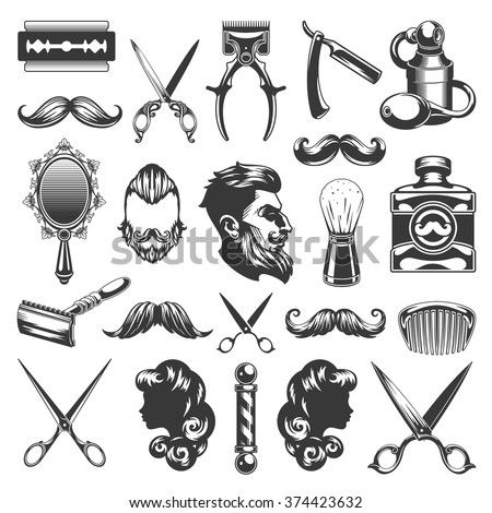 Vintage Barber Shop Stock Images, Royalty-Free Images & Vectors ...