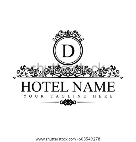 d'decor vector logo Restaurant Royalty Stock Template Vector Luxury Logo