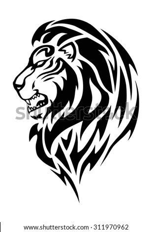 Wild Lion Vector Icon Logo Template Stock Vector 728336809 - Shutterstock