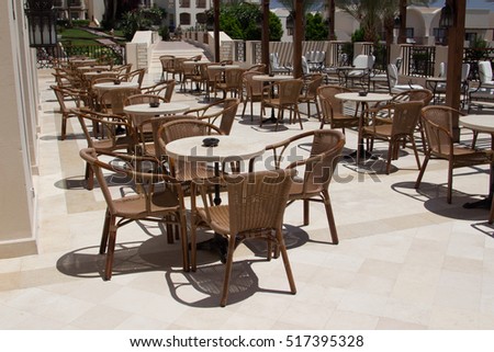 Cafeteria Outdoor Cafe Tables And Chairs Restaurant Coffee Open Air Cafeteria Outdoor Cafe Tables And Chairs Restaurant Coffee Open Air