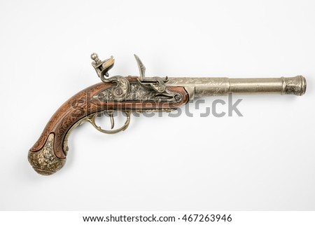 Two Oldfashioned Guns Stock Photo 10156312 - Shutterstock