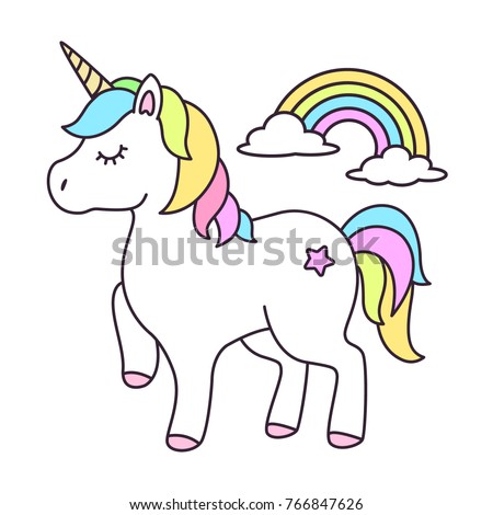 Cartoon Unicorn Stock Images, Royalty-Free Images & Vectors | Shutterstock