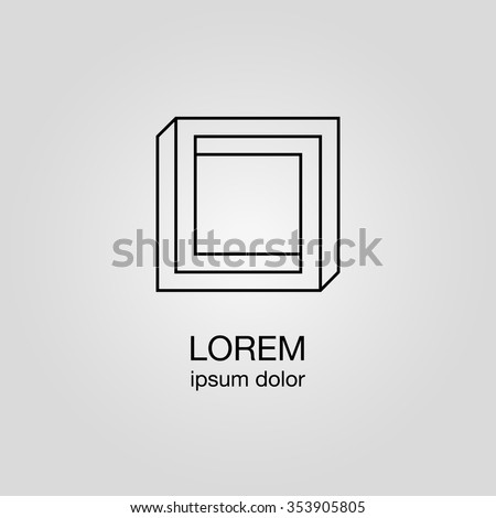 Optical Illusion Logo Template Vector Stock Vector ...
Optical Illusion Logo