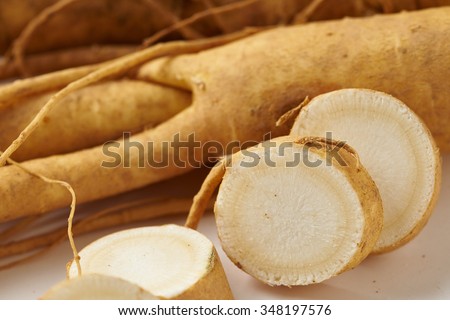 sliced ginseng
