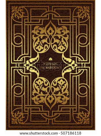 old book cover template