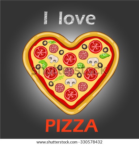 I Love Pizza Stock Vectors & Vector Clip Art | Shutterstock