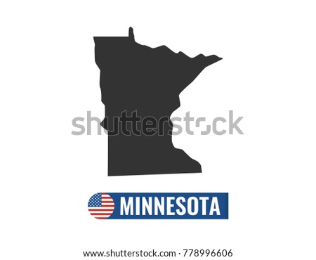 Minnesota Outline Stock Images, Royalty-Free Images & Vectors