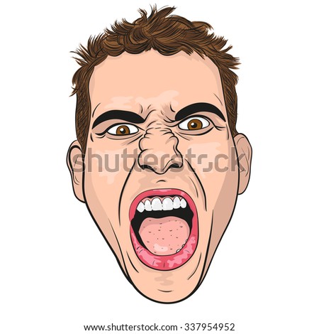 Angry Man Face Stock Photos, Images, & Pictures | Shutterstock