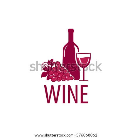 Vector Artistic Hand Drawn Wine Logo Stock Vector 509243992 - Shutterstock