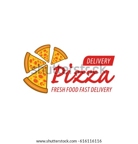 Cheesy Pizza Logo Chewy Pizza Greasy Stock Vector 584251036 - Shutterstock