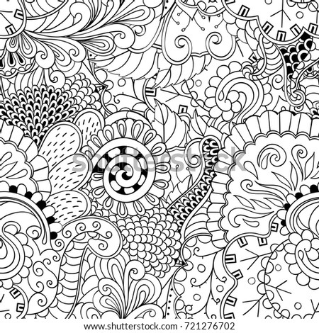 Vector Coloring Book Adult Hearts Flowers Stock Vector 344662364 ...