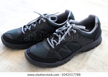 Modern lightweight men's hiking shoes