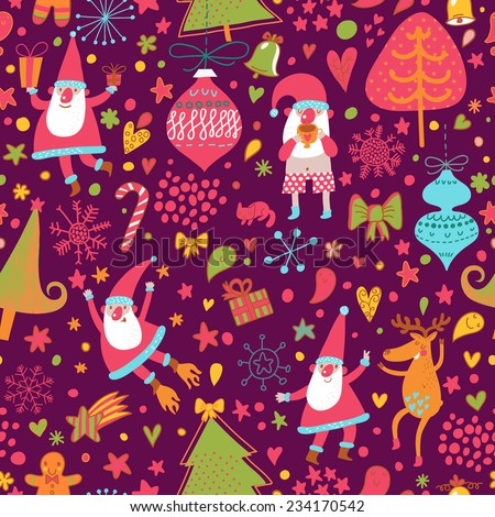 Childrens Seamless Pattern Girl Teddy Bear Stock Illustration 131741138 ...