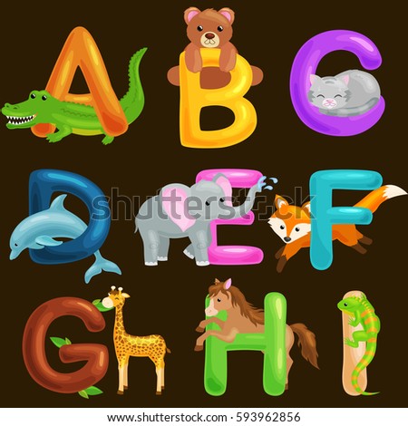 Vector Animal Alphabet Stock Vector 26950972 - Shutterstock