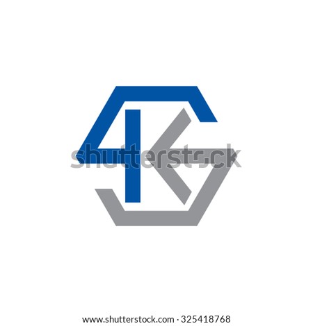 KS SK Initial Logo  Hexagon S    325418768 