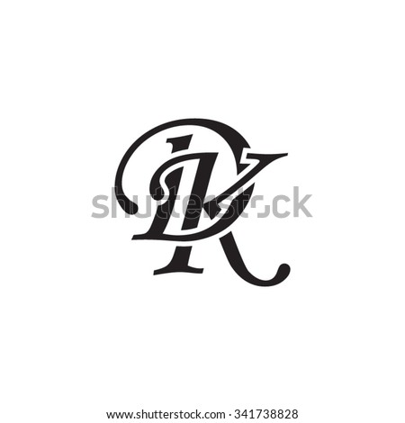 DK Initial Monogram Logo Stock Vector 341738828 - Shutterstock