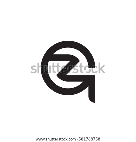 real management letter Z Stock Vector Qz Initial Logo 581768758 Letter Zq