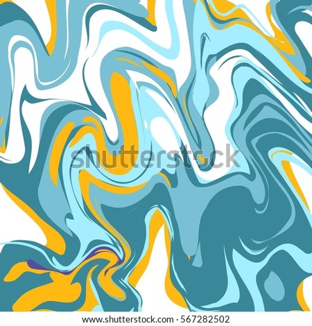 (illustration) color blend background, abstract artistic background of fluid and liquid paint colors, marble background