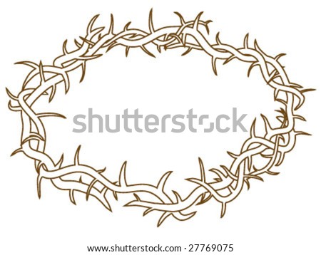 Vector File Silhouette Crown Thorns Stock Vector 27769078 - Shutterstock