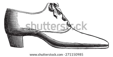 Shoe Lace Vintage Engraved Illustration Industrial Encyclopedia E O Lami Shoe Lace Vintage Engraved Illustration Industrial Encyclopedia E O Lami