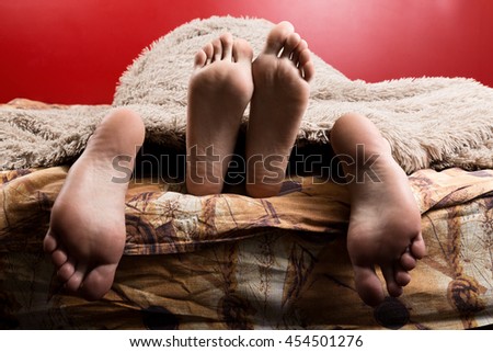 young boys and girls selfies sex under the blanket