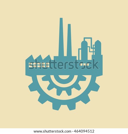 Industrial Icon Stock Vector 156638846 - Shutterstock
