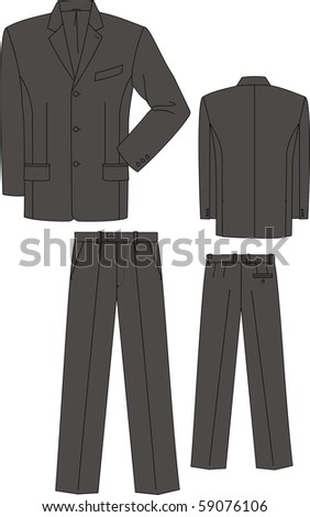 Black trouser suit Stock Photos, Images, & Pictures | Shutterstock