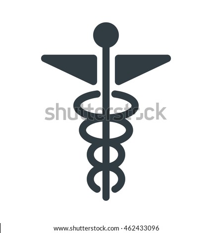 Caduceus Vector Icon