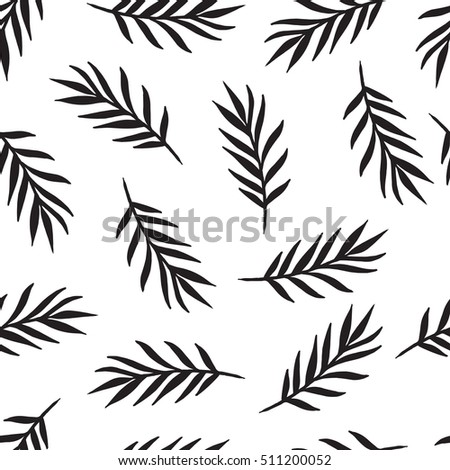 Botanical Illustration Pine Branches Pine Tree Stock Vector 562370092 ...