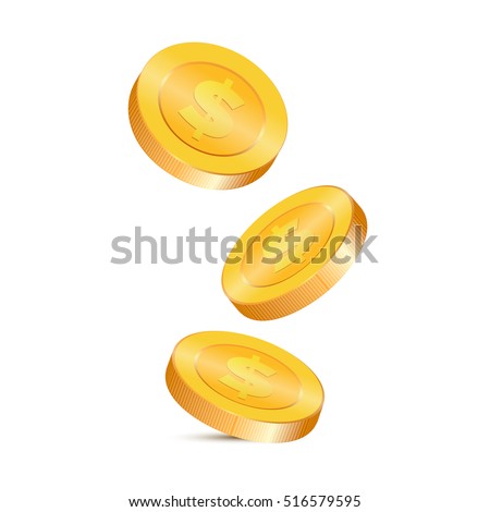 Gold Coin Cut Outs