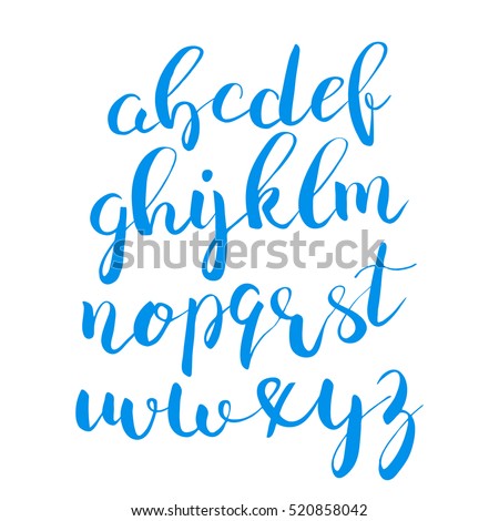 Hand Lettering Alphabet Stock Images, Royalty-Free Images & Vectors ...