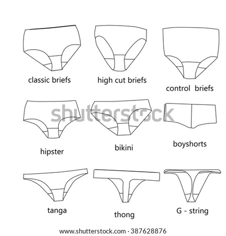 Stock Images similar to ID 44511421 - underwear templates