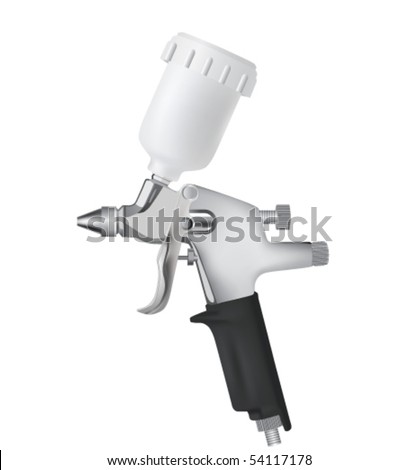 Logo Spray Gun Vector