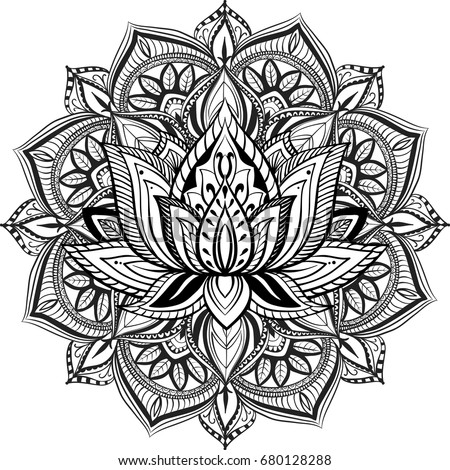 Free Free 338 Lotus Flower Mandala Svg SVG PNG EPS DXF File